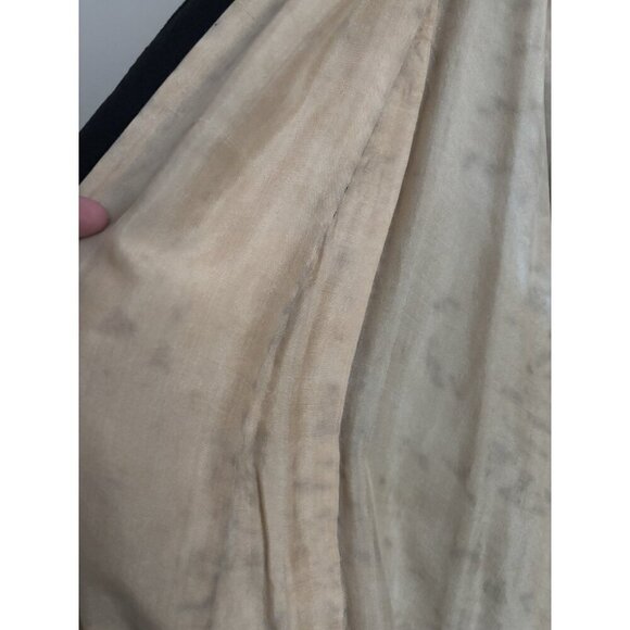 Antique 1920s Flapper Kimono  Robe Art Deco Japanese Floral Silk Hand-Stitched - Picture 7 of 14